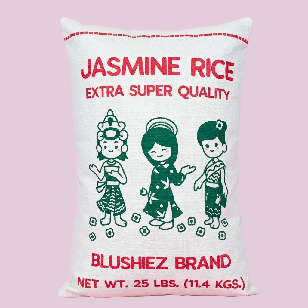 Jasmine Rice Decorative Throw Pillow
