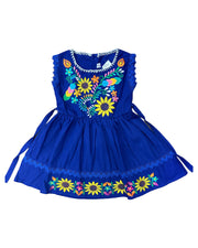 Mexican Girl Sunflowers Dress