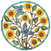 Jumbo Sunflowers and Butterfly