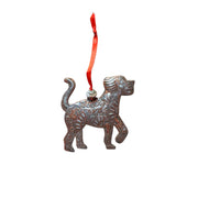 Happy Dog Ornament - Bronze