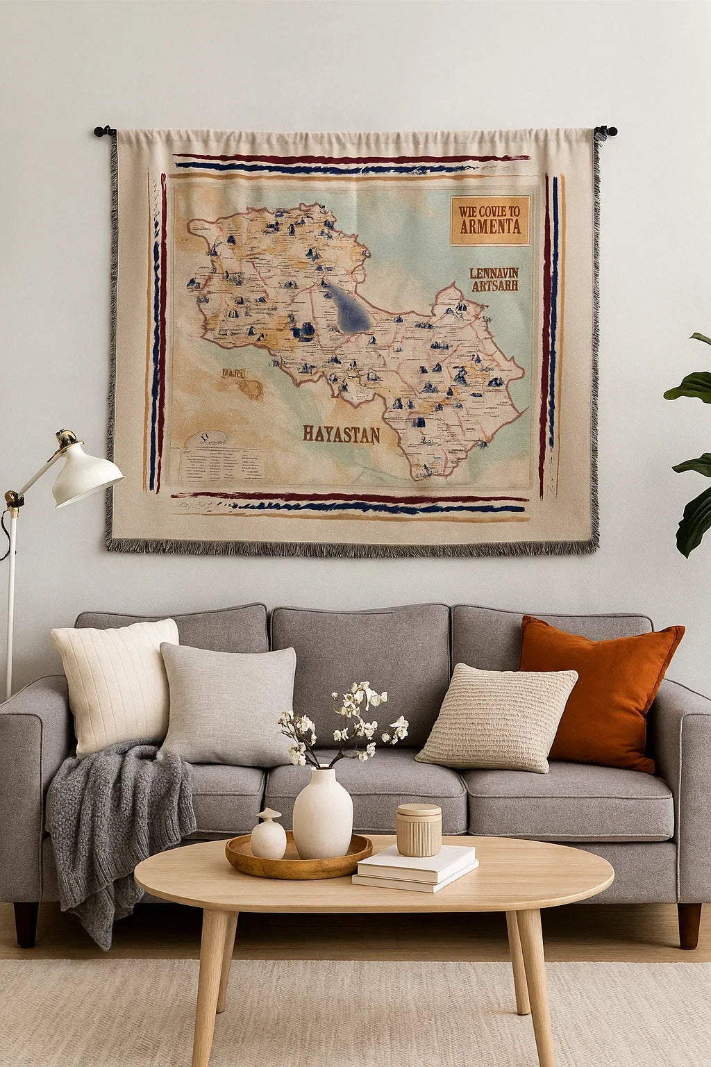 Journey to Armenia Throw/ Blanket