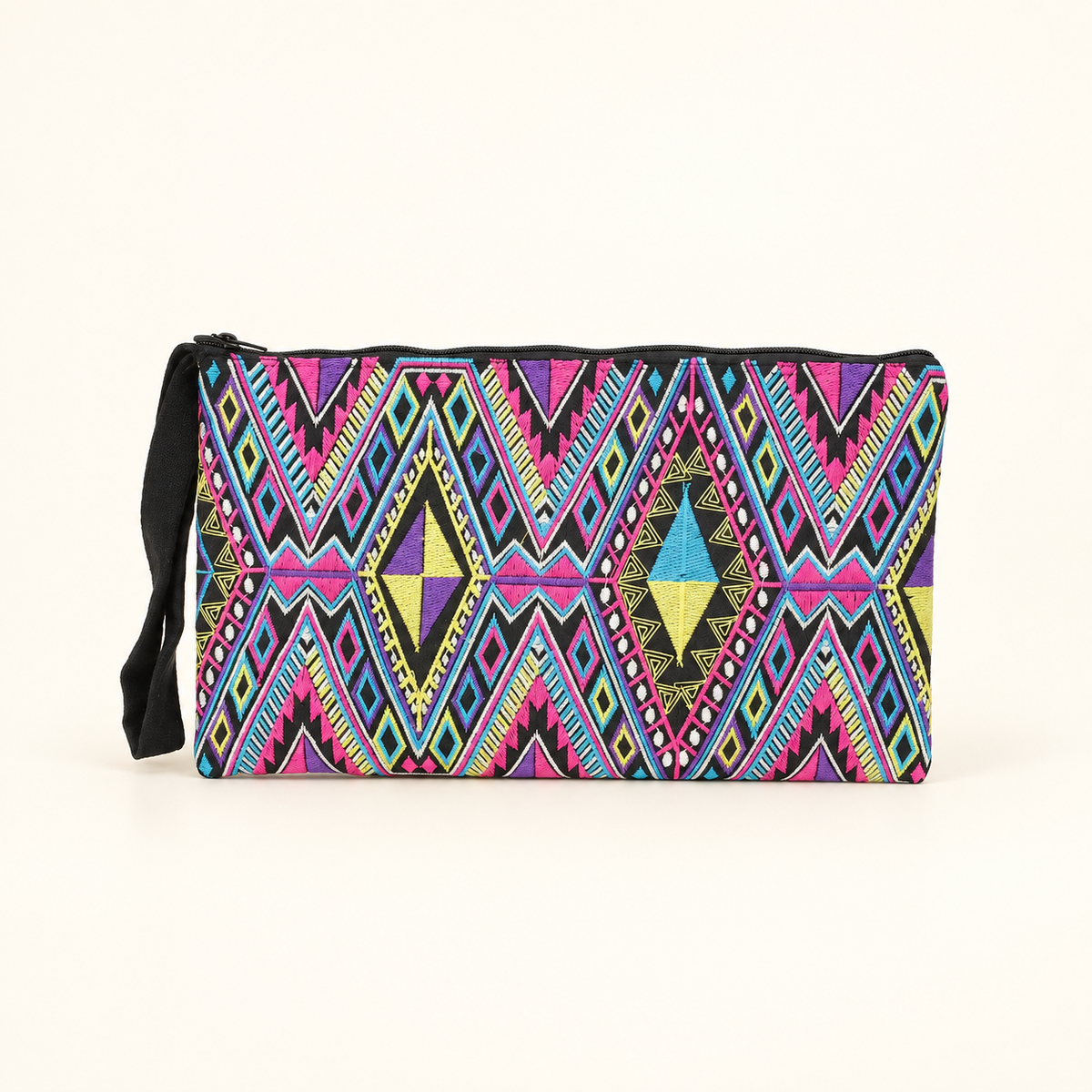 Sarita Hmong Embroidered Wristlet - Thailand