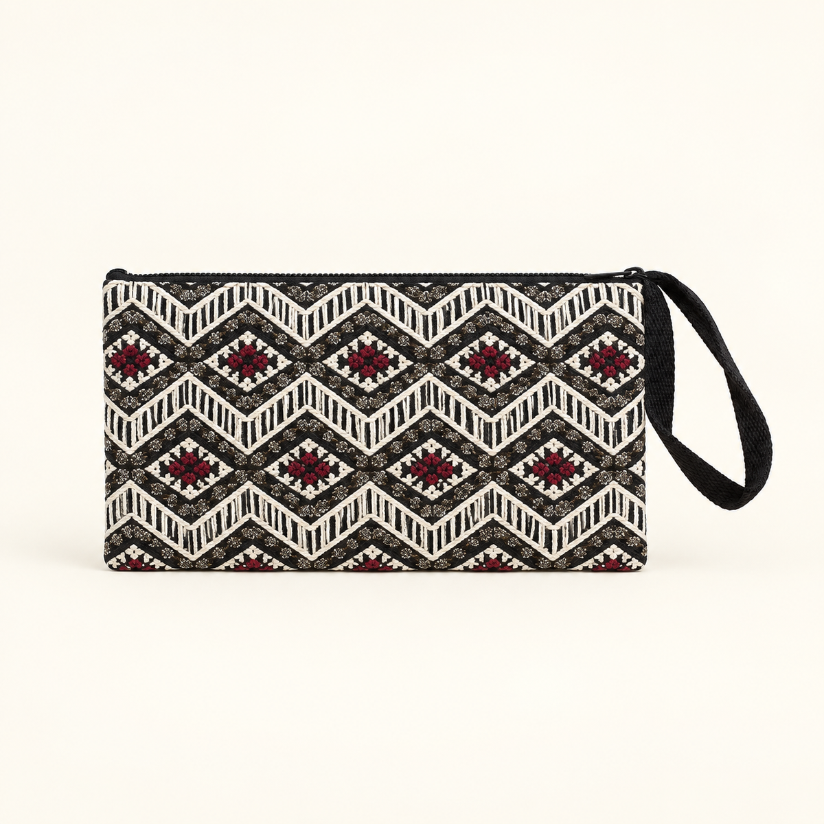Sarita Hmong Embroidered Wristlet - Thailand