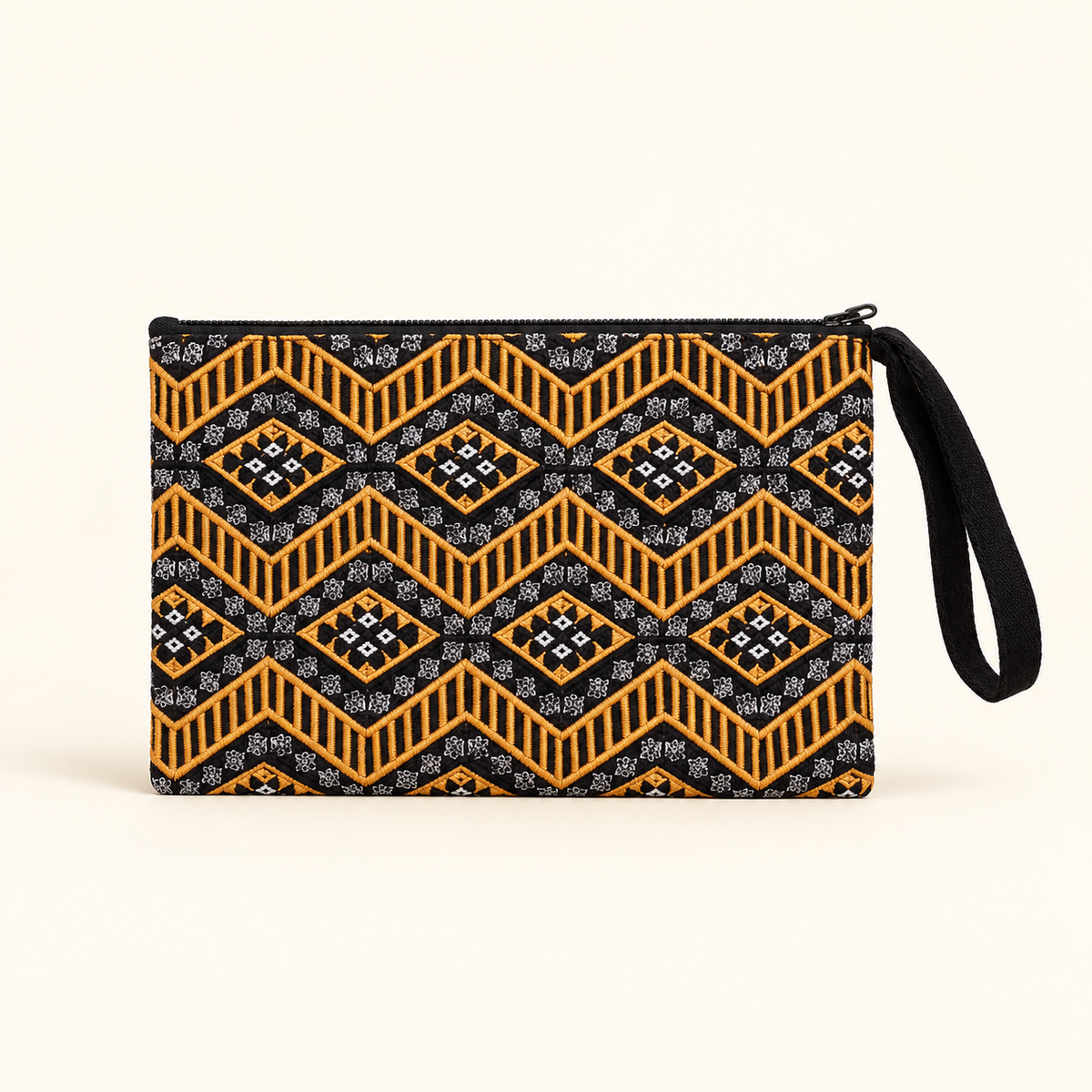 Sarita Hmong Embroidered Wristlet - Thailand