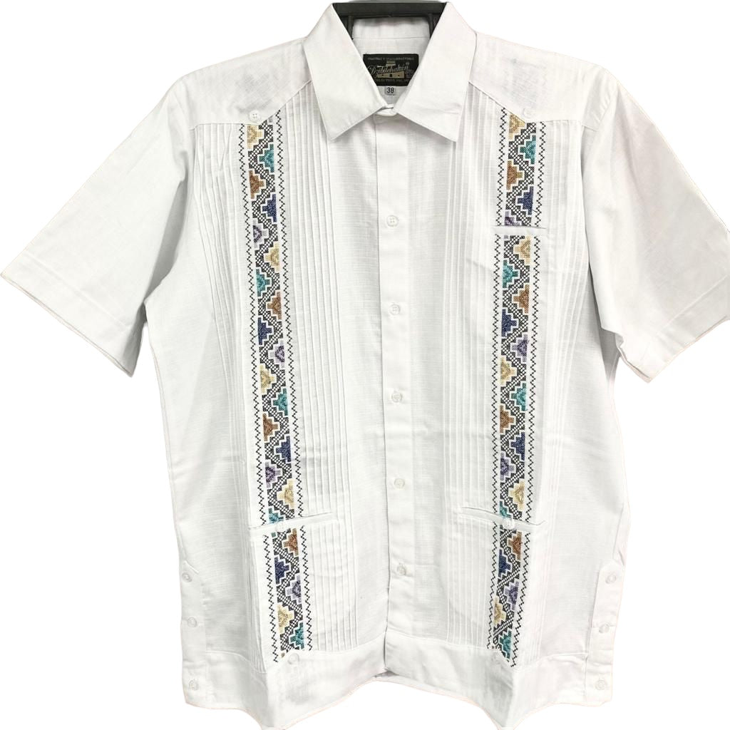 Men’s Guayabera Piramide White