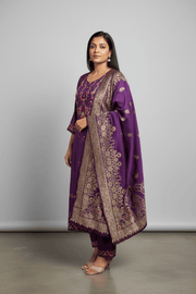 Cotton silk Kurti set with banarasi dupatta