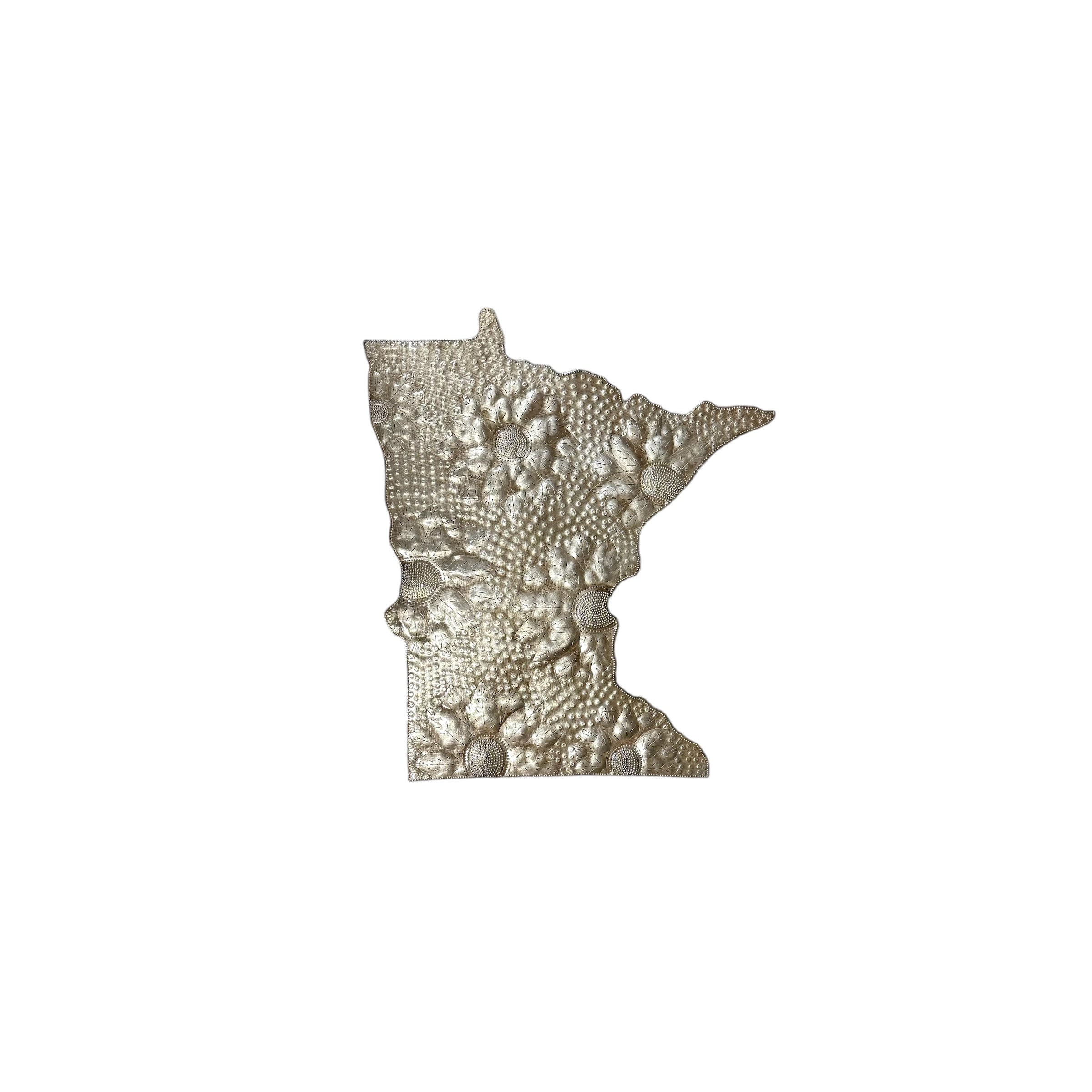 Medium Minnesota Floral Metal Art