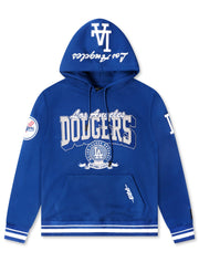 Pro Standard LA Dodgers Team Badge Hoodie - Blue
