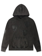Pro Standard Raiders All Over Logo Hoodie - Washed Black