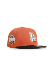 New Era 5950 Dodgers Stadium Hat - Orange