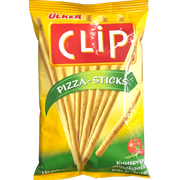 ULKER CLIP STIK Pizza - Deliciously Crunchy Snack Sticks for Savory Bites on the Go