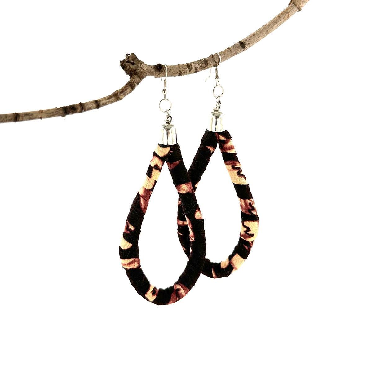 Kitenge Loop Earrings