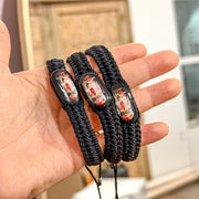 Black Jesus Christ Adjustable Bracelet