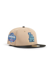 New Era 5950 Dodgers 40Th Anniversary - Camel/ Black