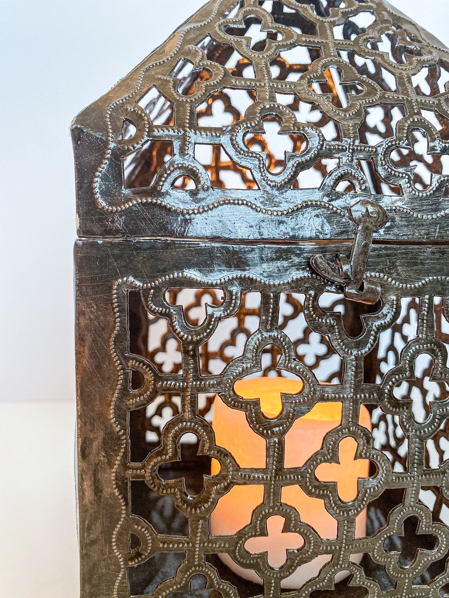Recycled Metal Lantern
