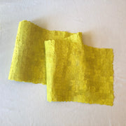 Mulberry Silk Table Runner - Chartreuse