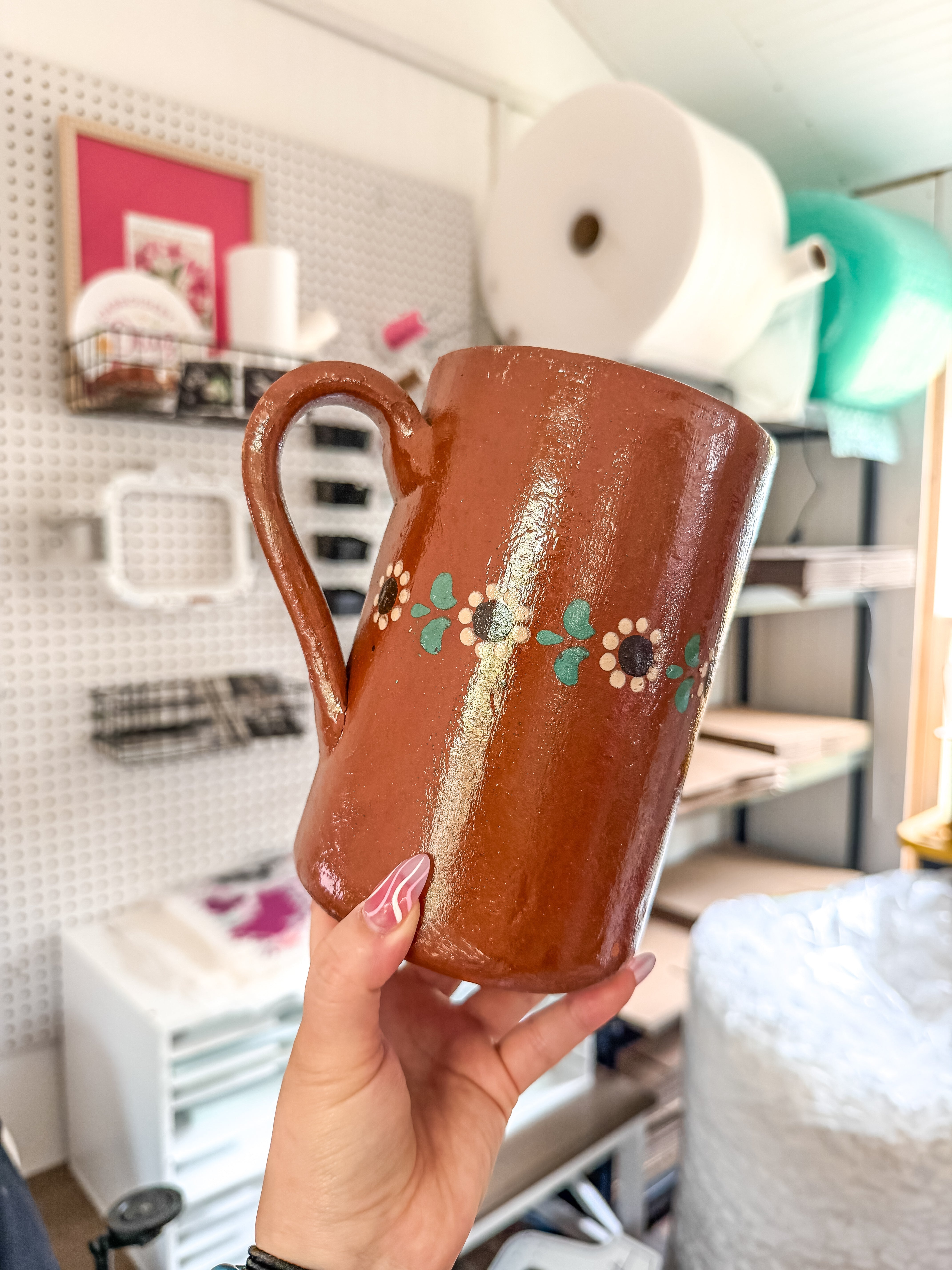 Mexican Traditional Large Cup Tarro 1L
