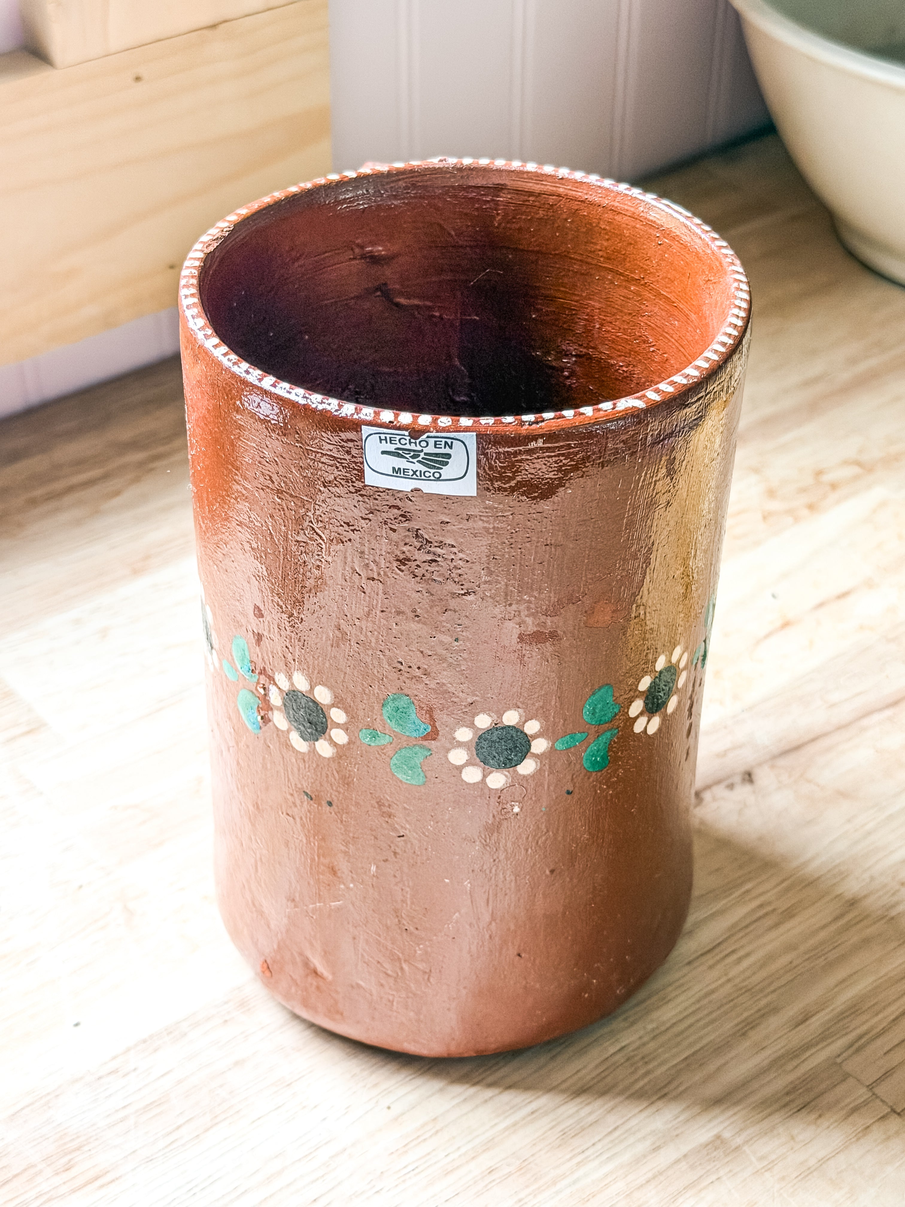 Mexican Traditional Large Cup Tarro 1L