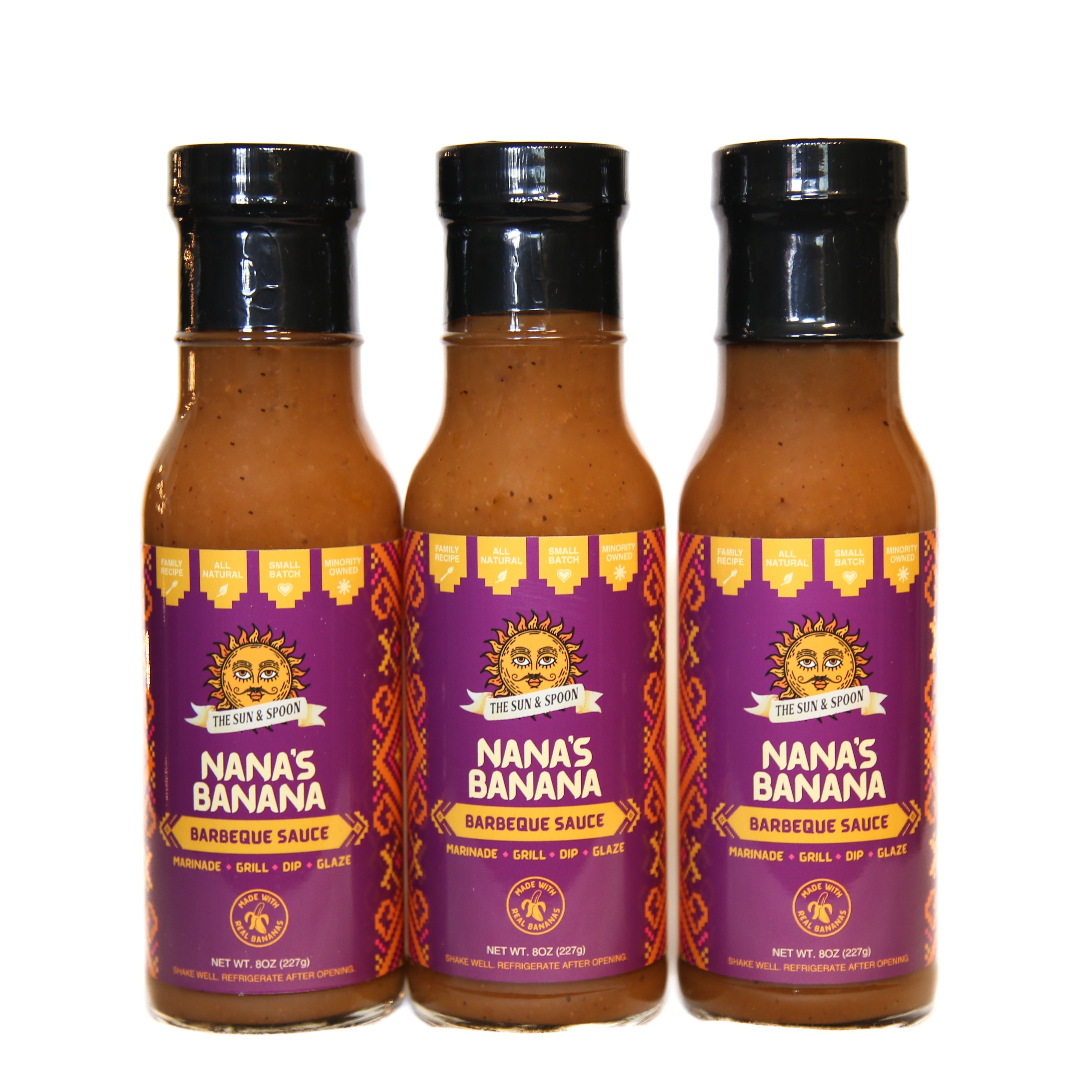 Nana's Banana Barbeque Sauce Triple Set (Best Value - Save $2)