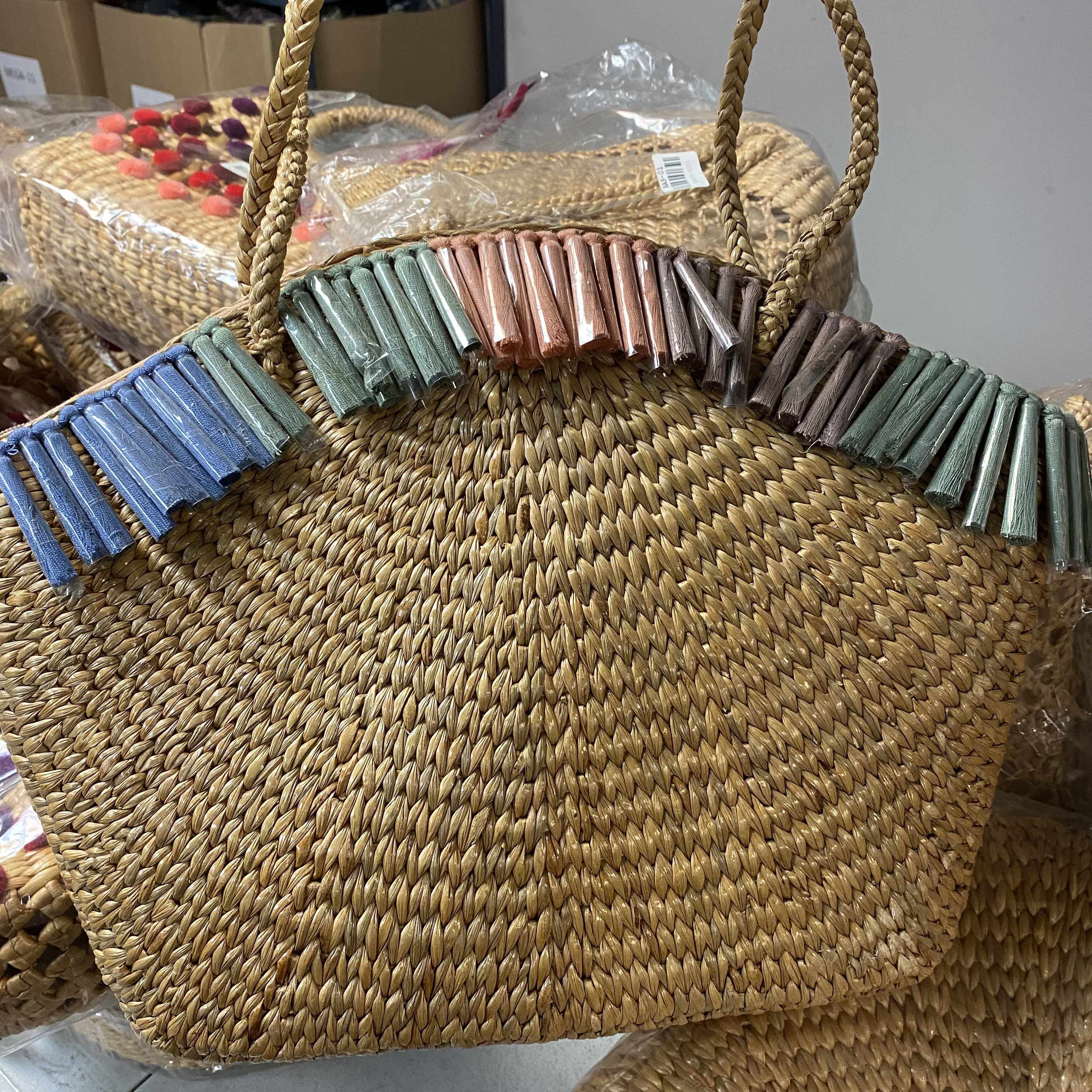 Water Hyacinth Handmade Basket Bag - Thailand