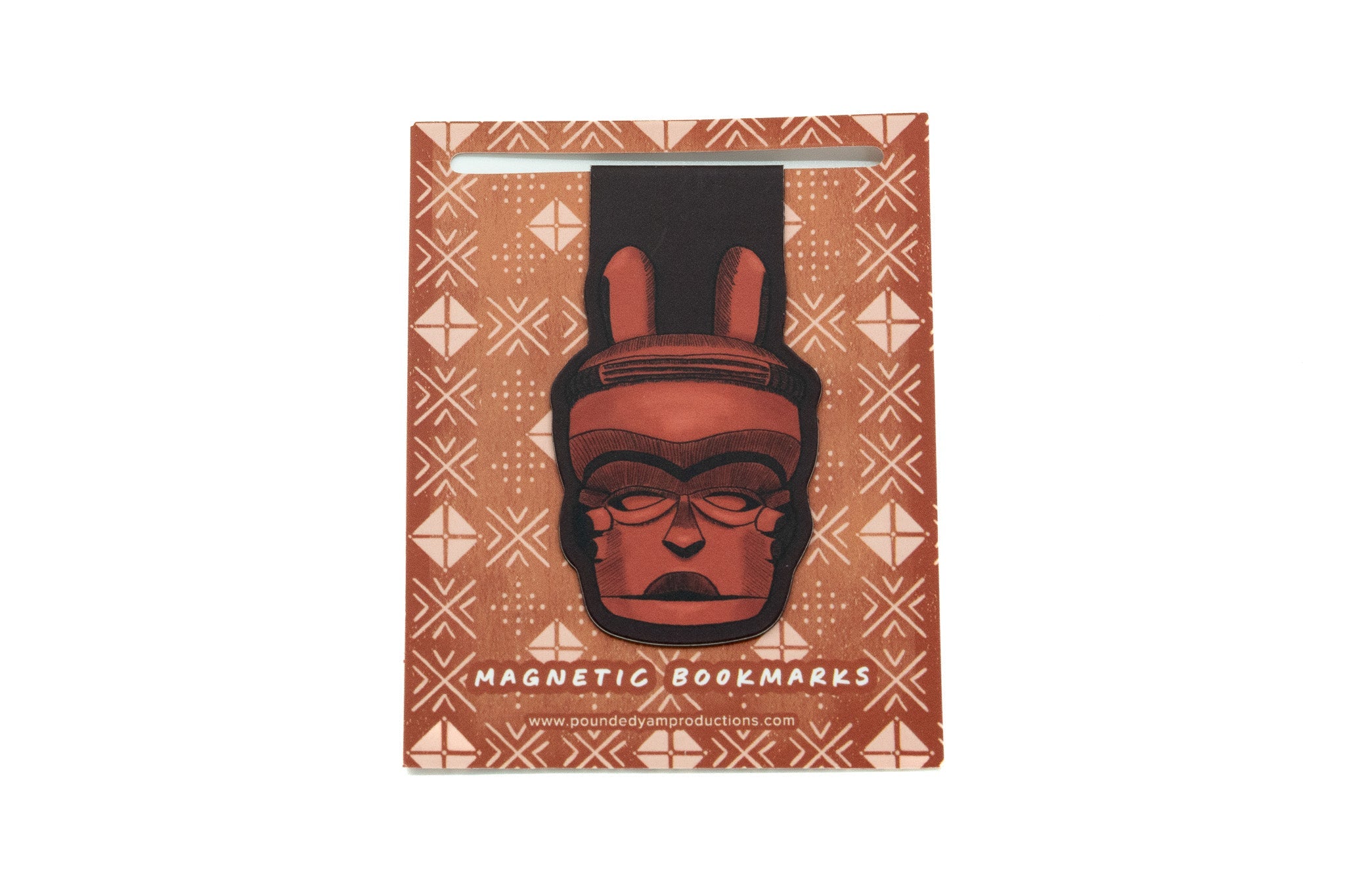 Magnetic Bookmark - African Masks (Ibibio)