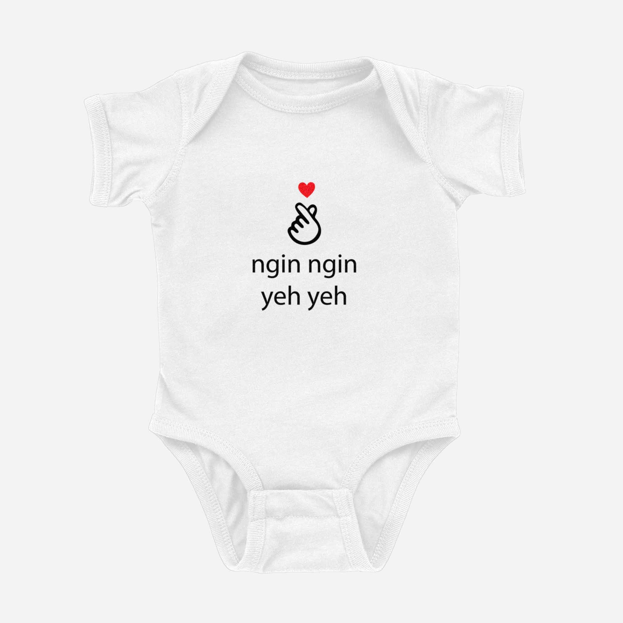 I Love Heart Grandma & Grandpa Taishanese Onesie (Paternal)