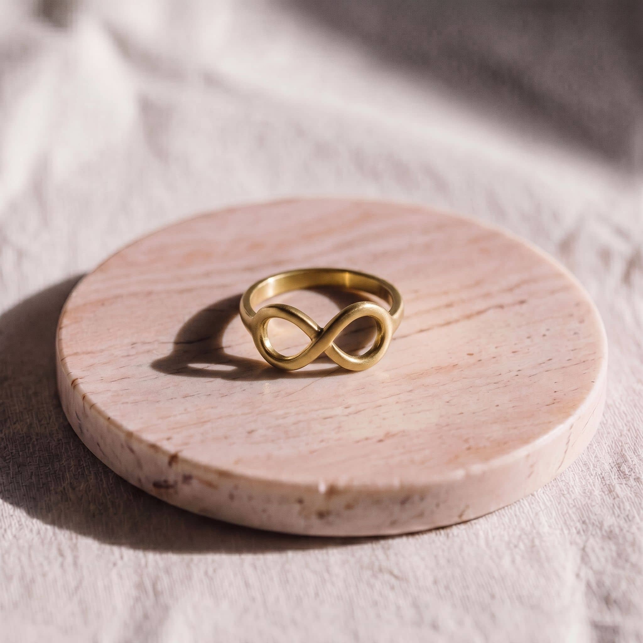 Saya Infinite Ring, Handmade brass Jewelry