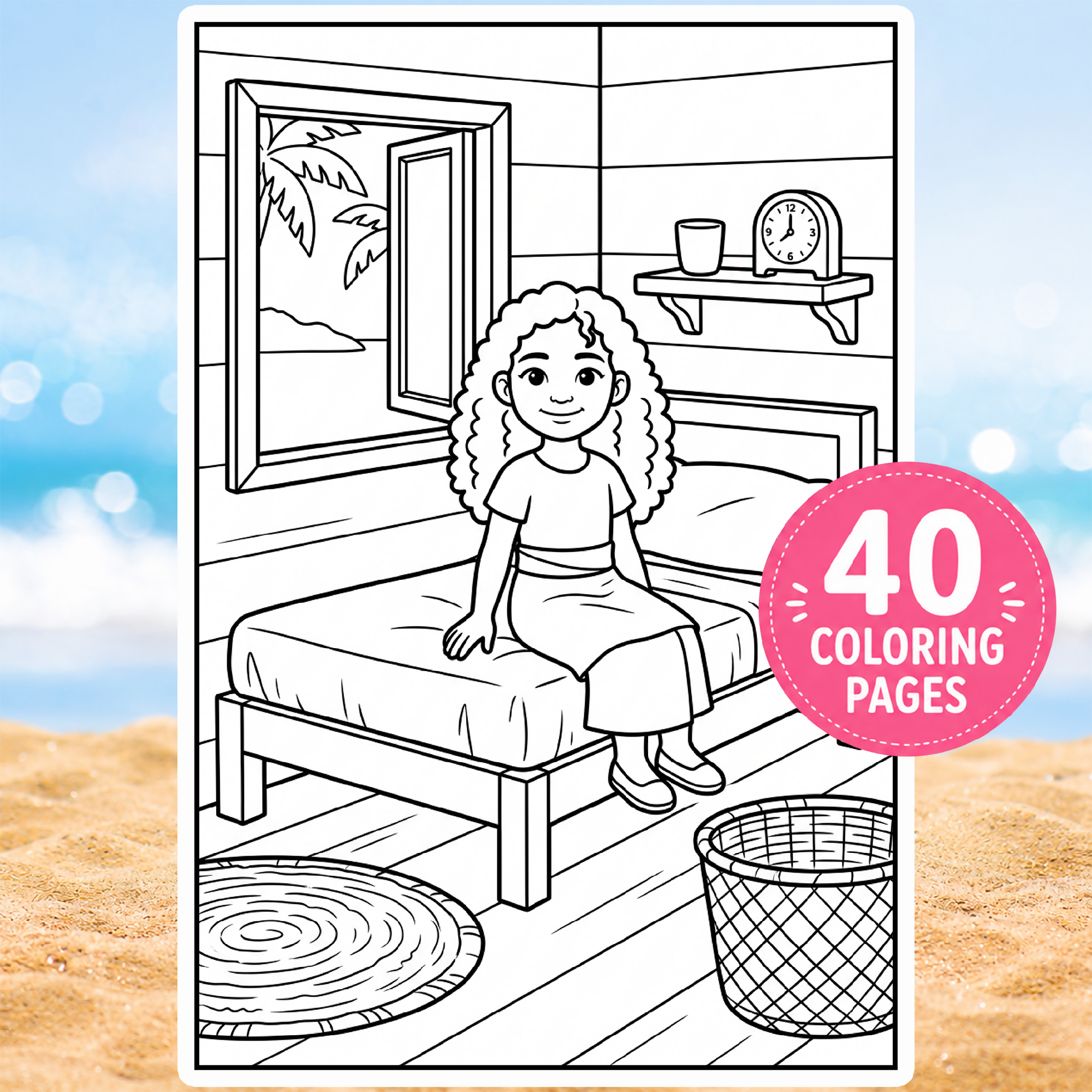 Meles Adventures in Tonga - 40 Printable Coloring Pages