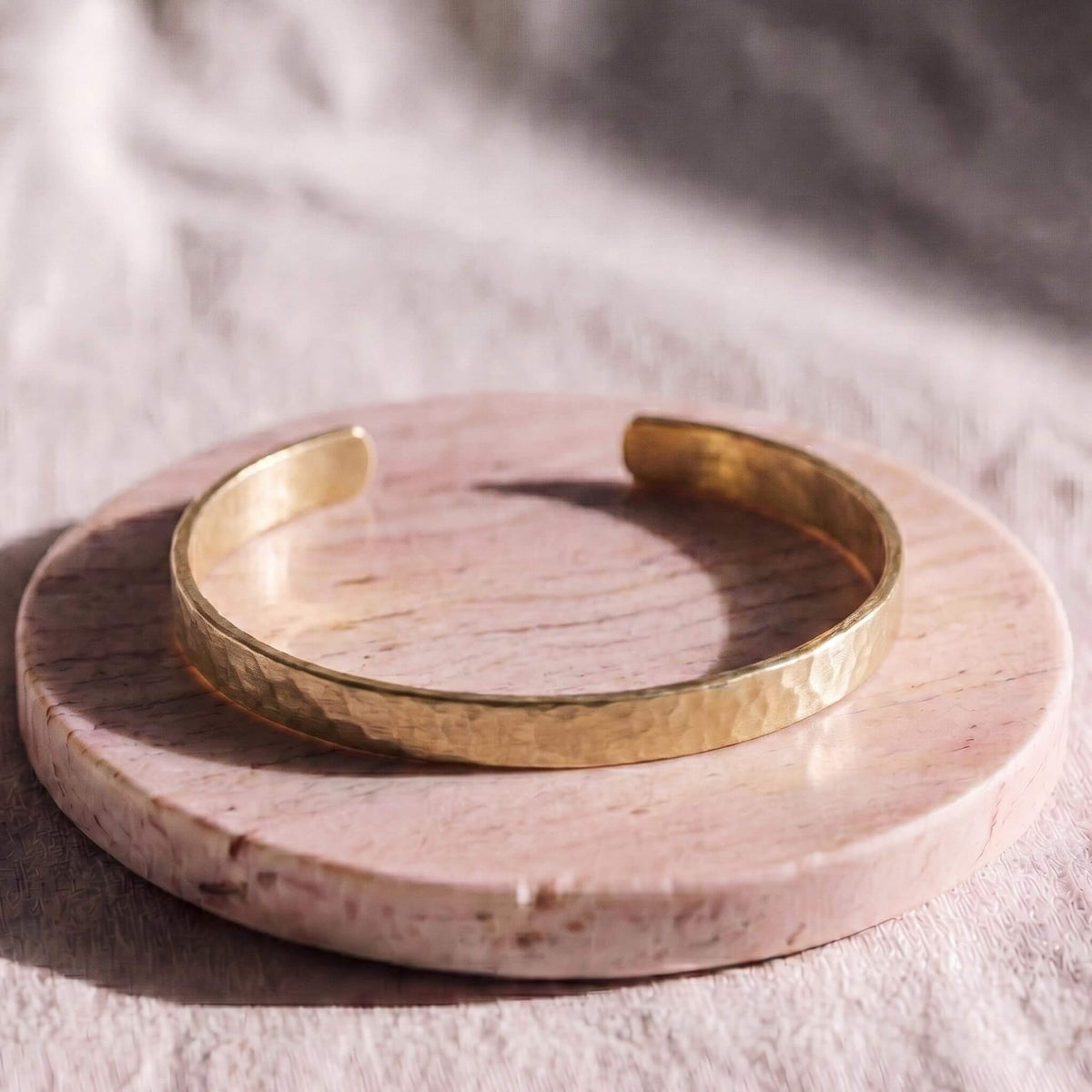 Wide Brass Cuff Bracelet | Kanga
