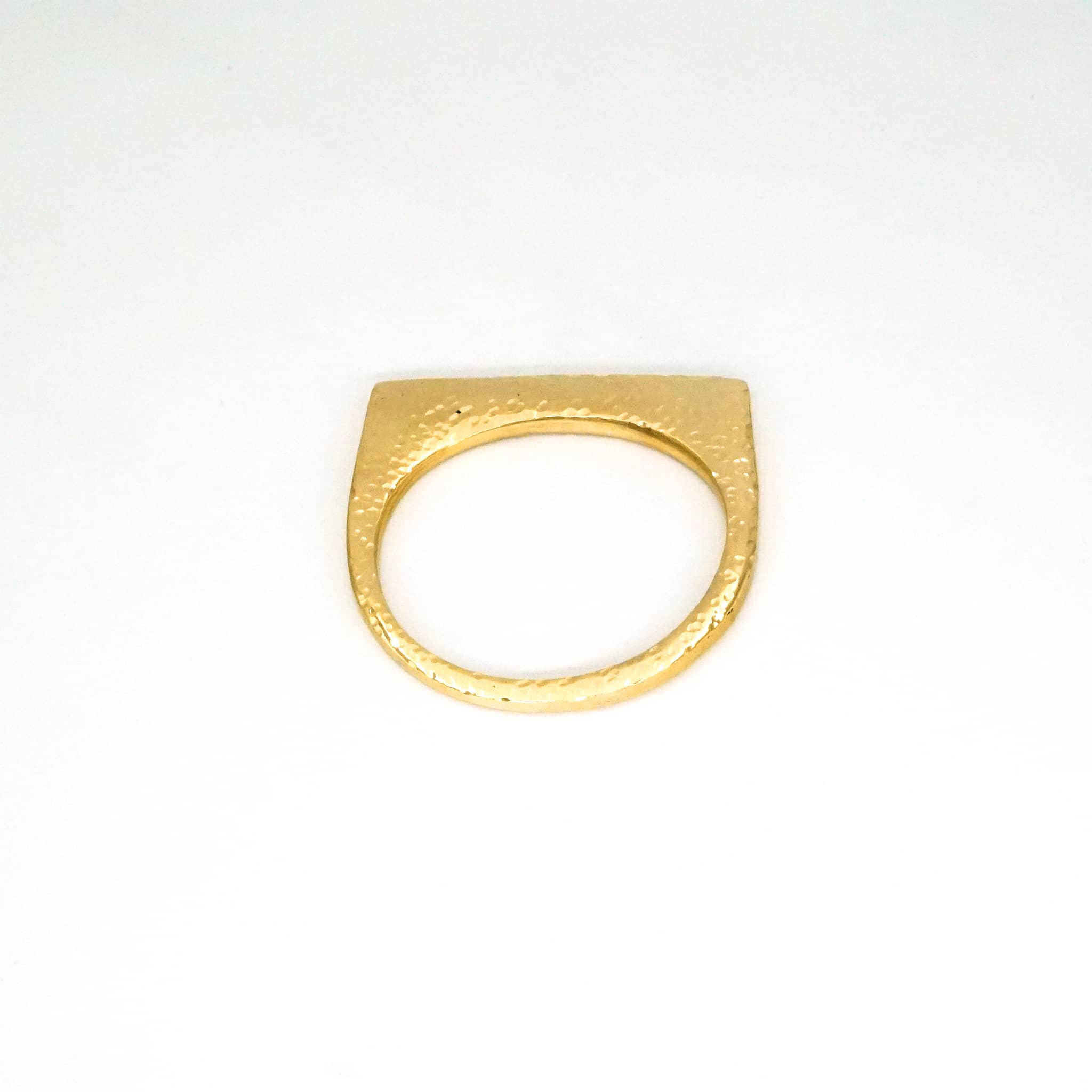 Kesho Hammered Square Bangle Bracelet