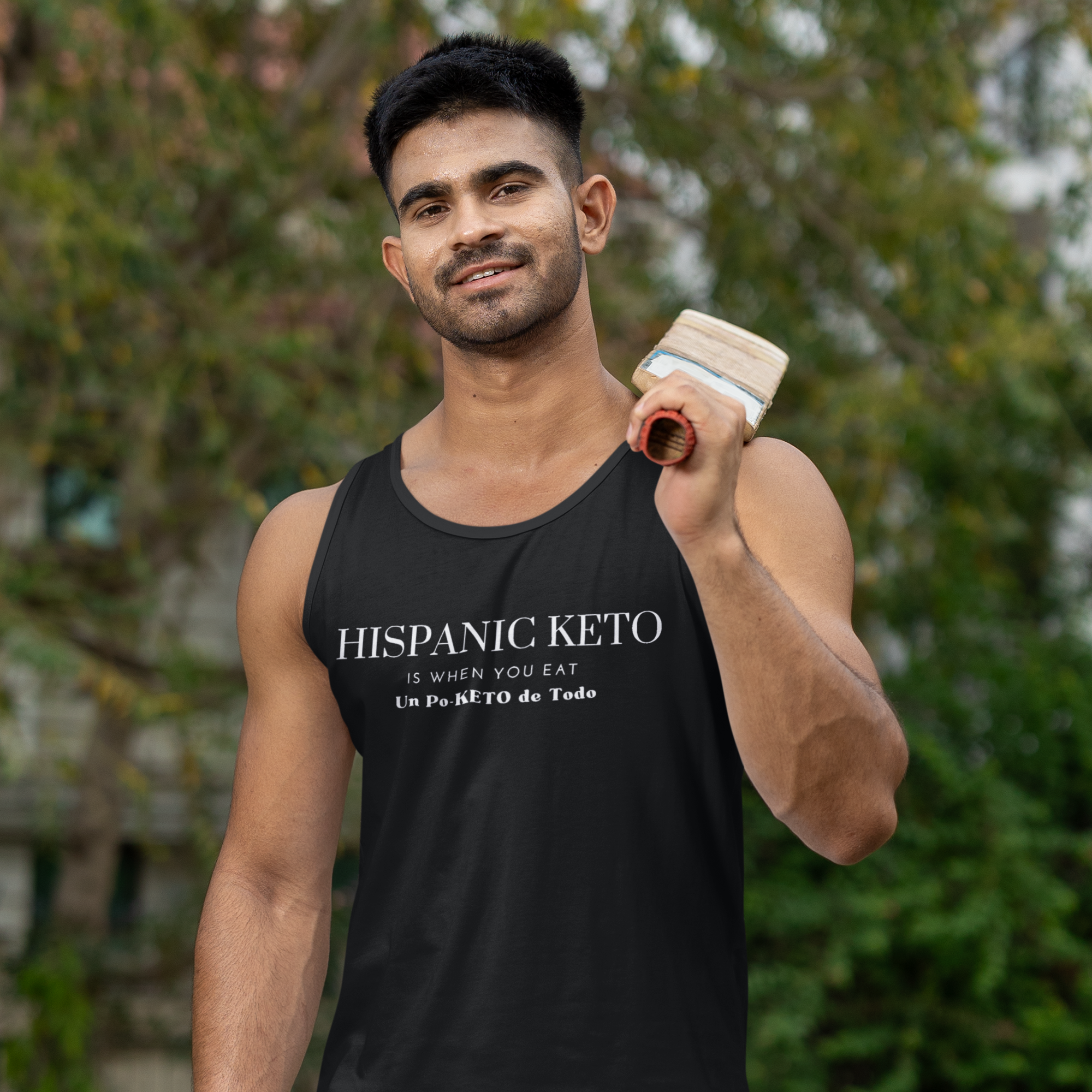 Hispanic Keto Is When You Eat Un Po-Keto De Todo Tanktop | Light Cotton | Funny Viral Latino Tees | Unisex