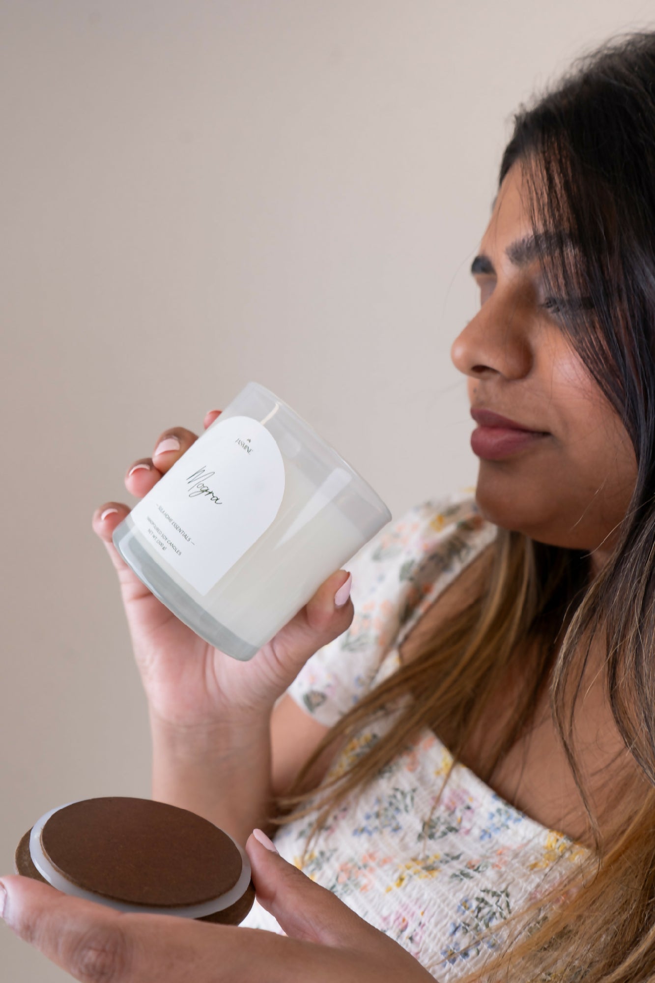 Premium Hand-Poured Soy Candles - Mogra
