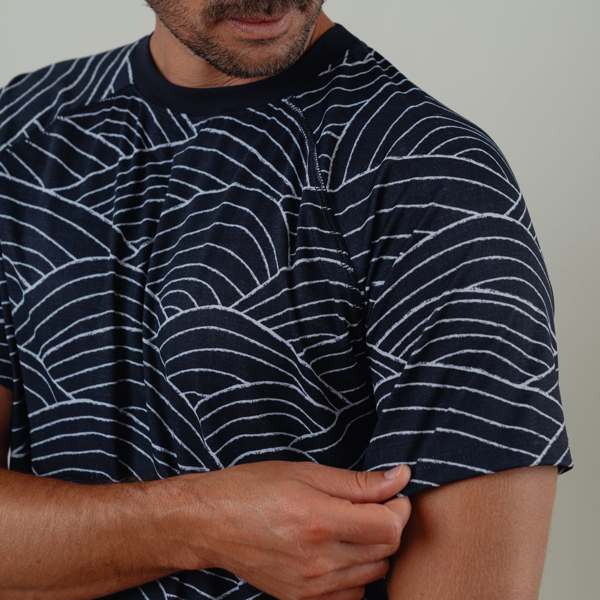 OLEU SUNSPORT™ UV TEE SHIRT - STORM CARBON
