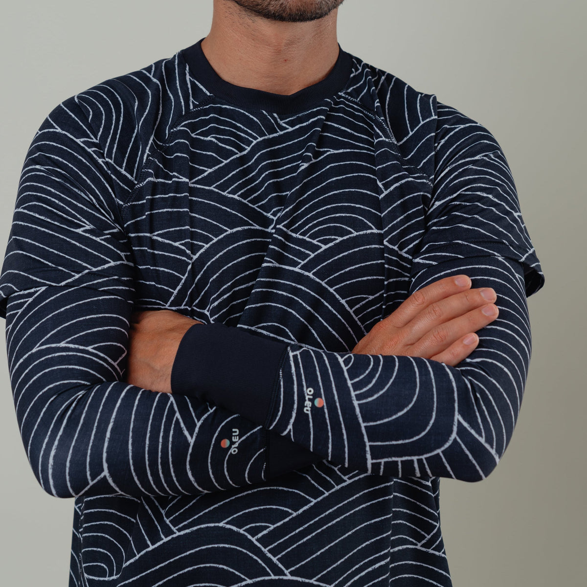 OLEU SUNSPORT™ UV TEE SHIRT - STORM CARBON