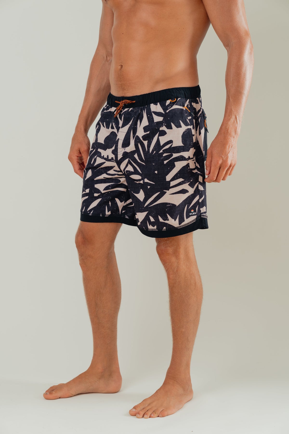 OLEU ALL-SHORT™ 6" INSEAM I 16.5" OUTSEAM - CARVINGS in SANDSTONE