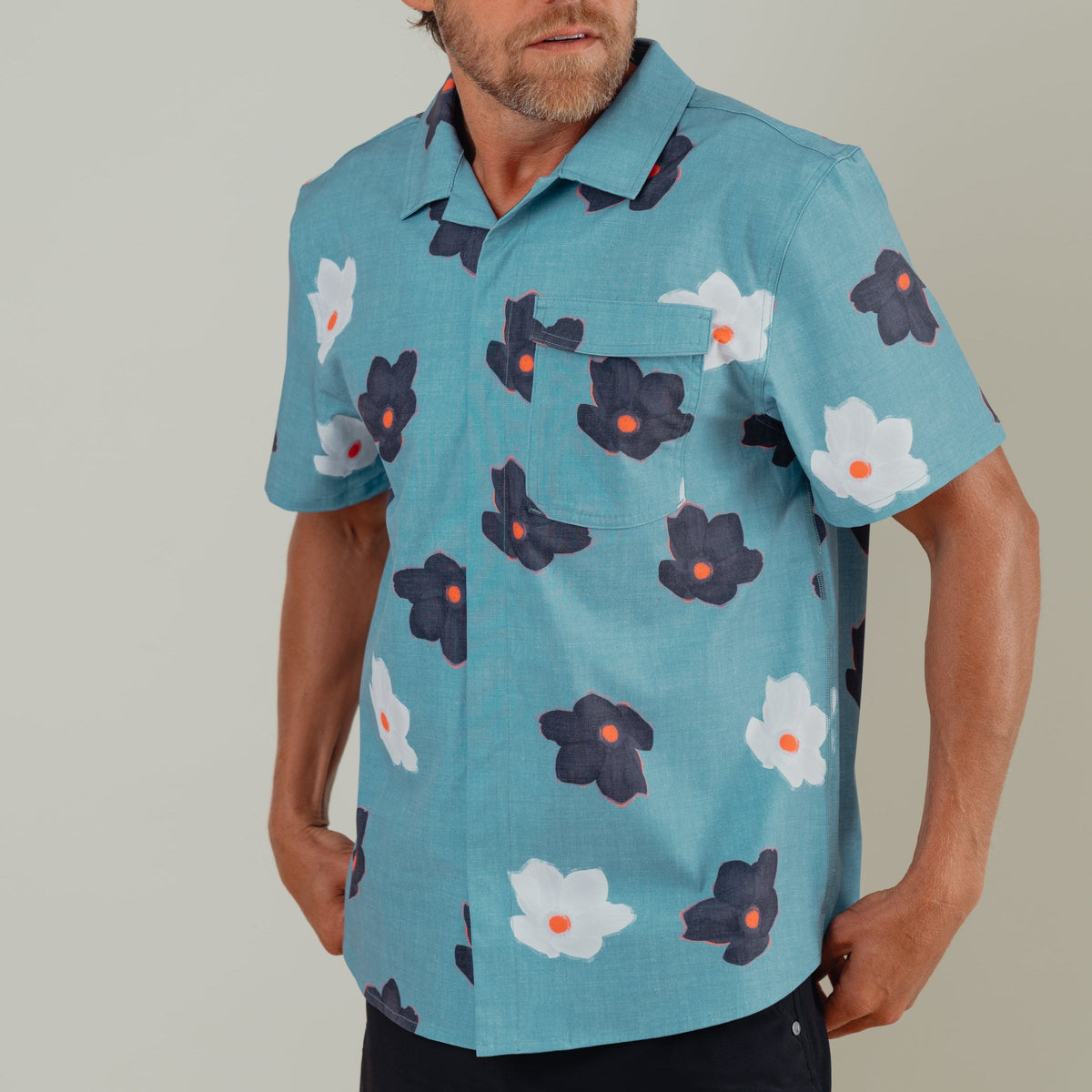 OLEU UV QUICK-DRY BOARDSHIRT - FLOATERS PACIFIC