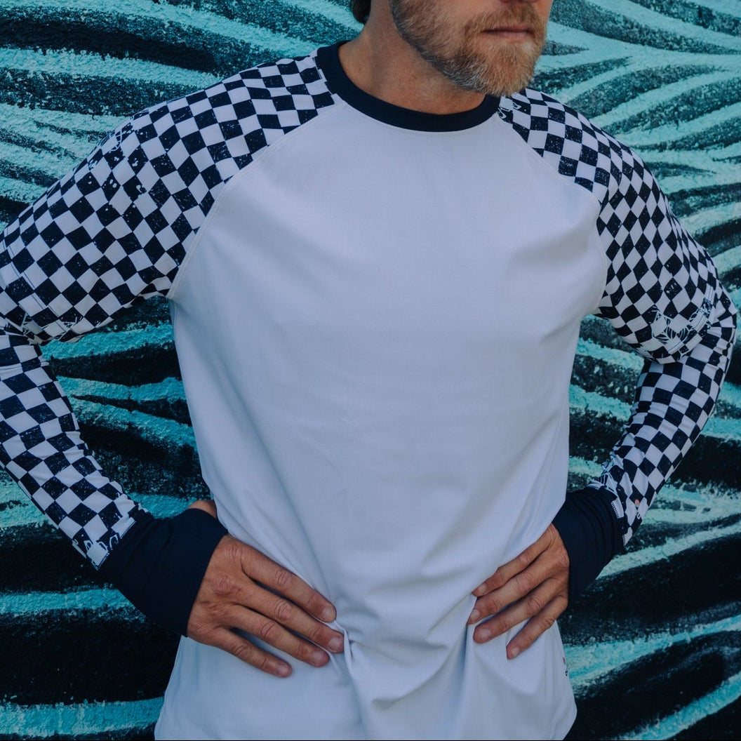 OLEU SUNSPORT™ UV TEE SHIRT - PUNK SPLASH SALT