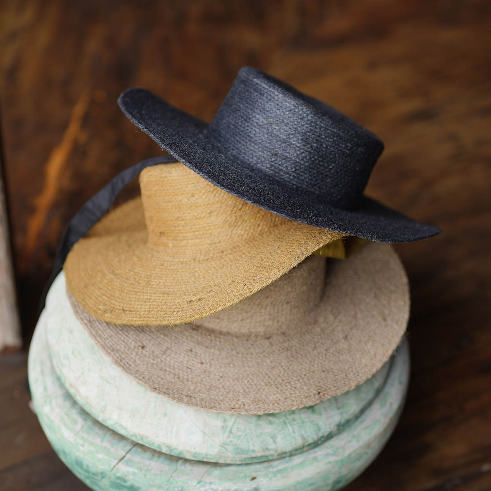 The Loli Jute Straw Hat in Neutral Beige