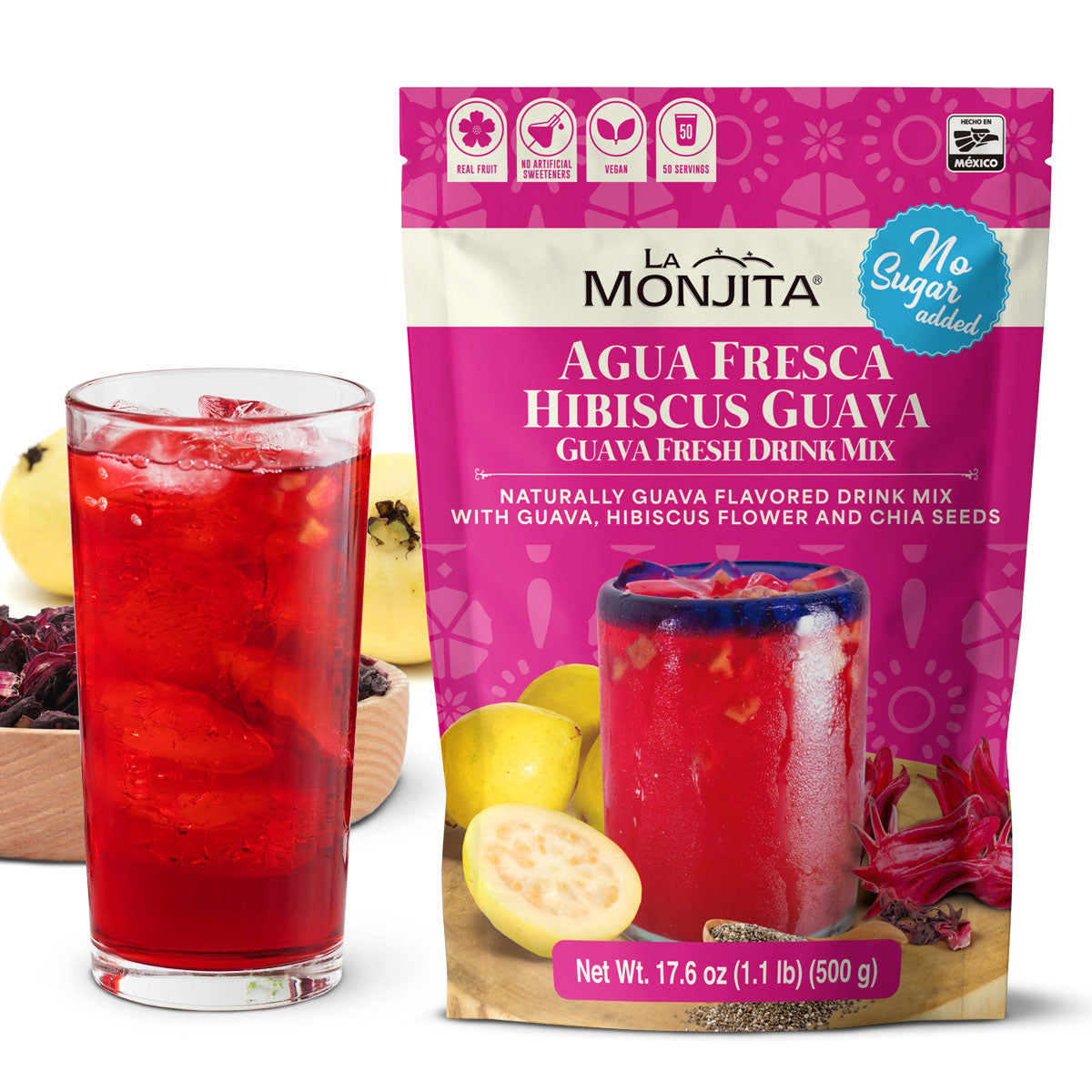 Agua Fresca Hibiscus Guava