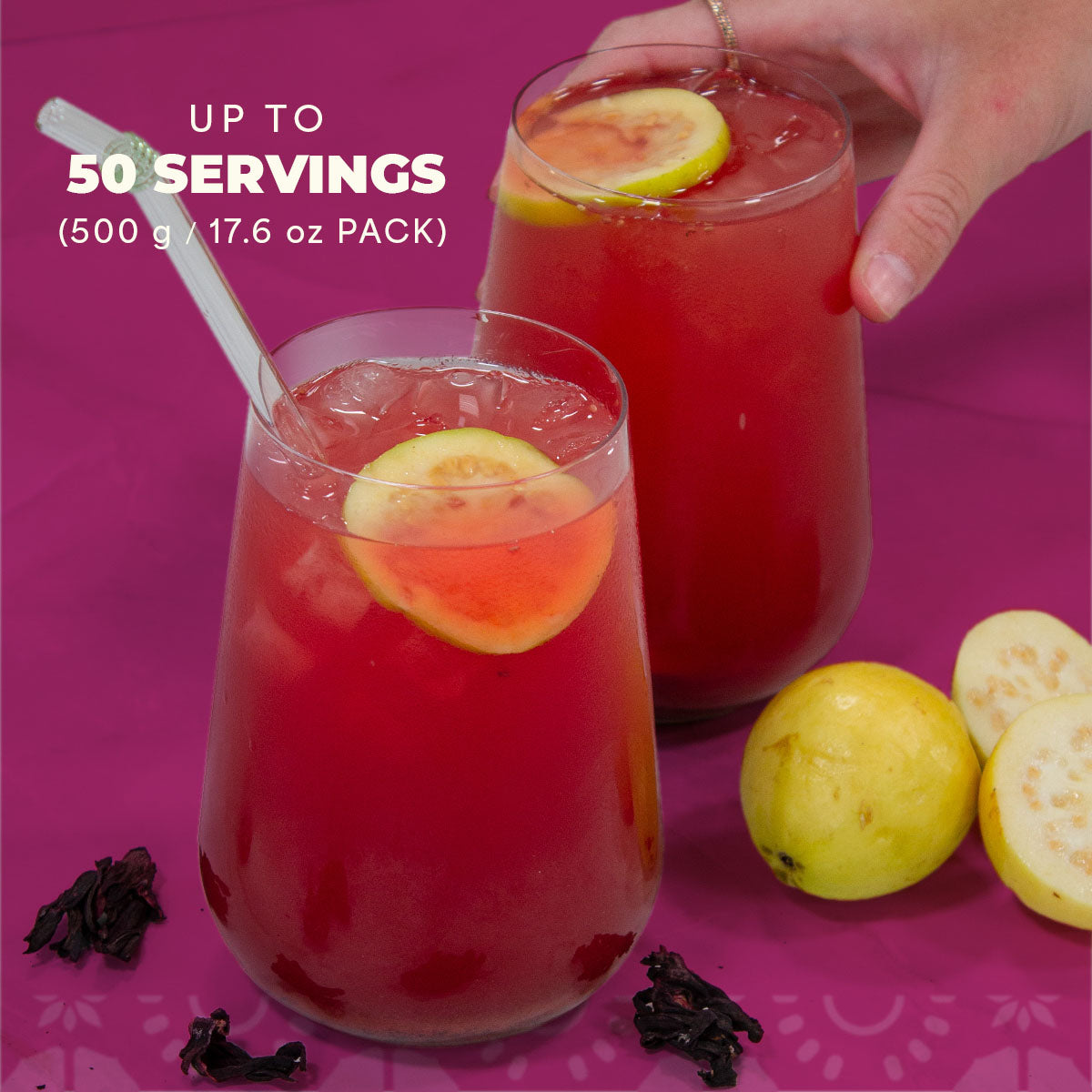 Agua Fresca Hibiscus Guava
