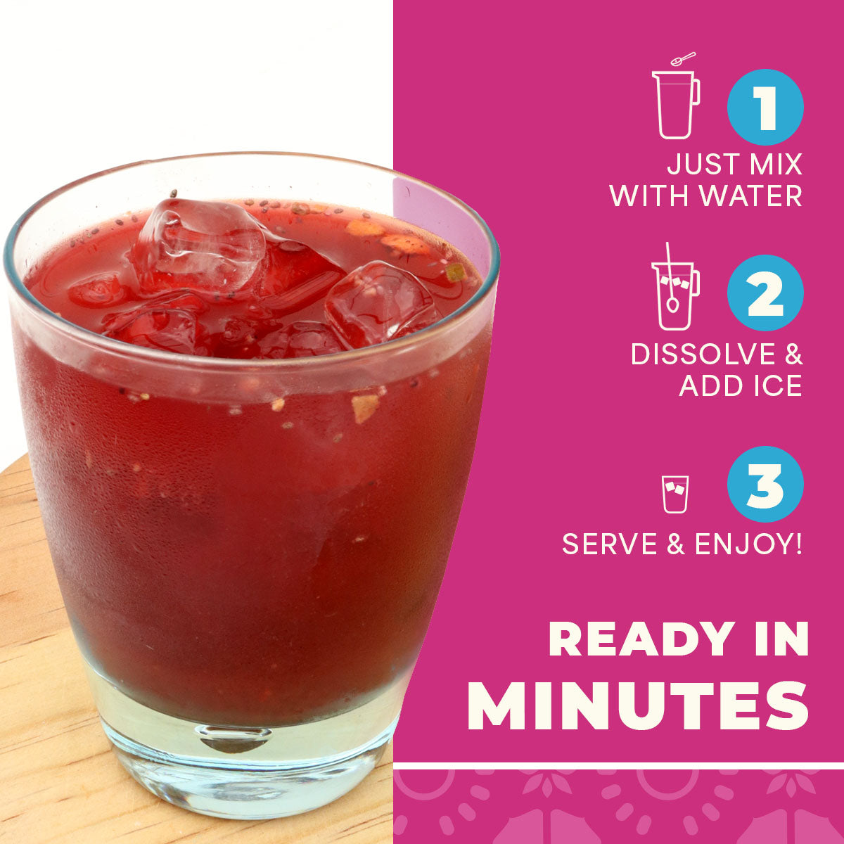 Agua Fresca Hibiscus Guava