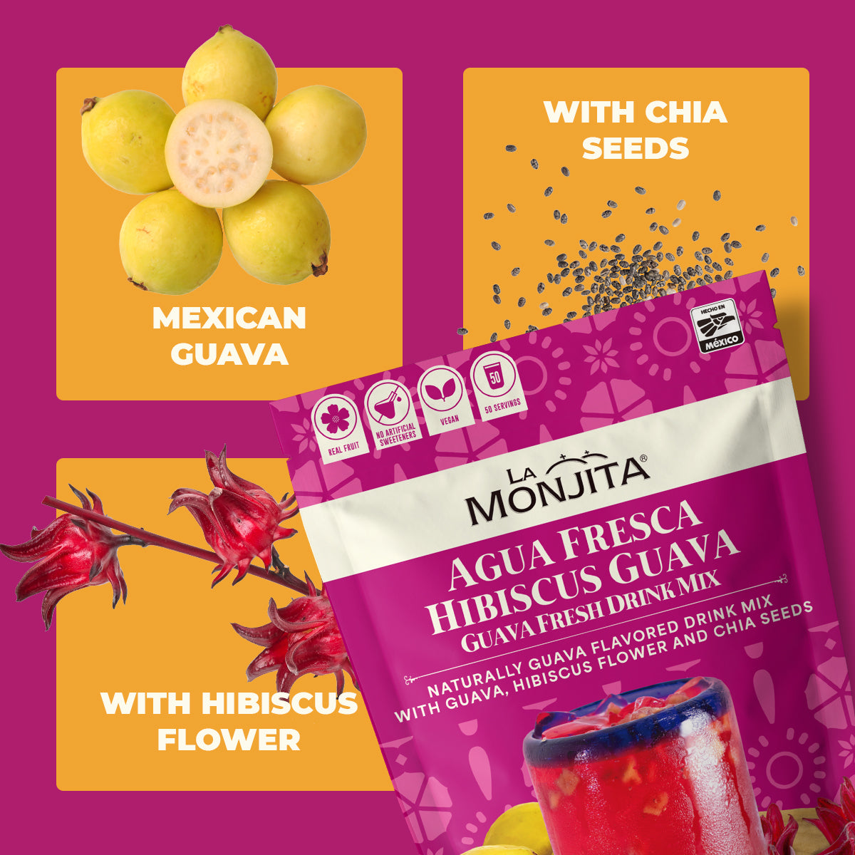 Agua Fresca Hibiscus Guava
