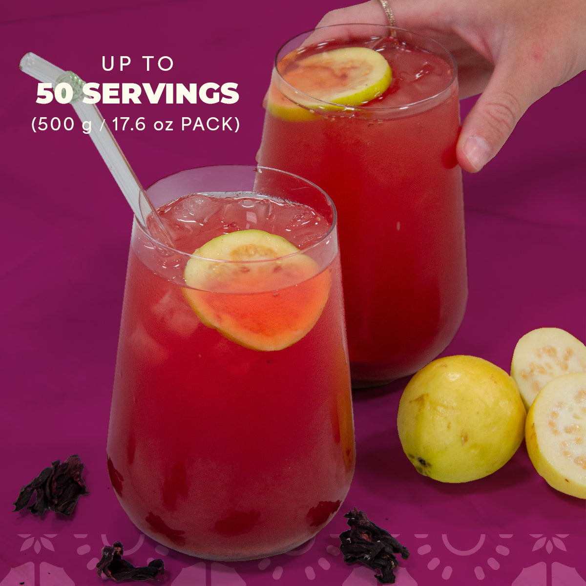 Agua Fresca Hibiscus Guava