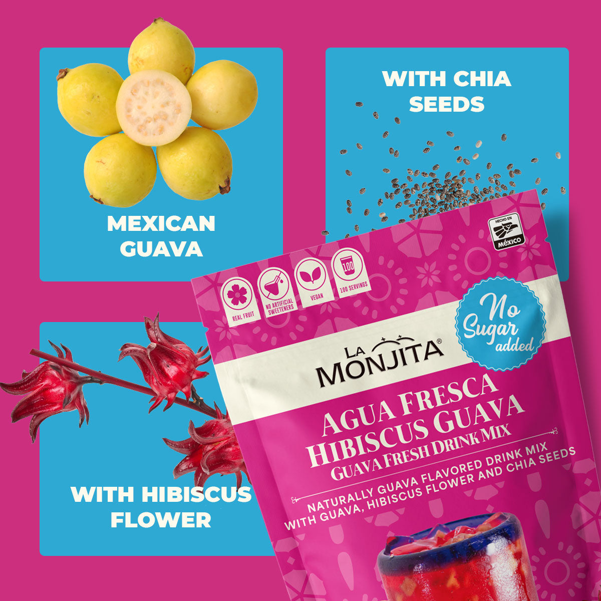 Agua Fresca Hibiscus Guava