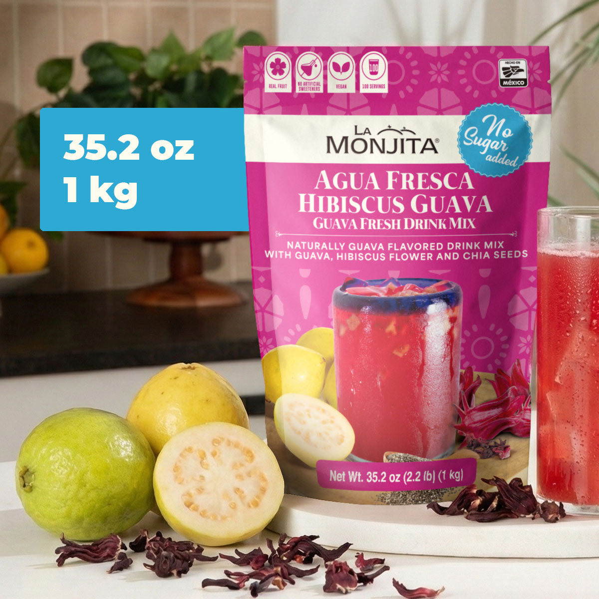 Agua Fresca Hibiscus Guava