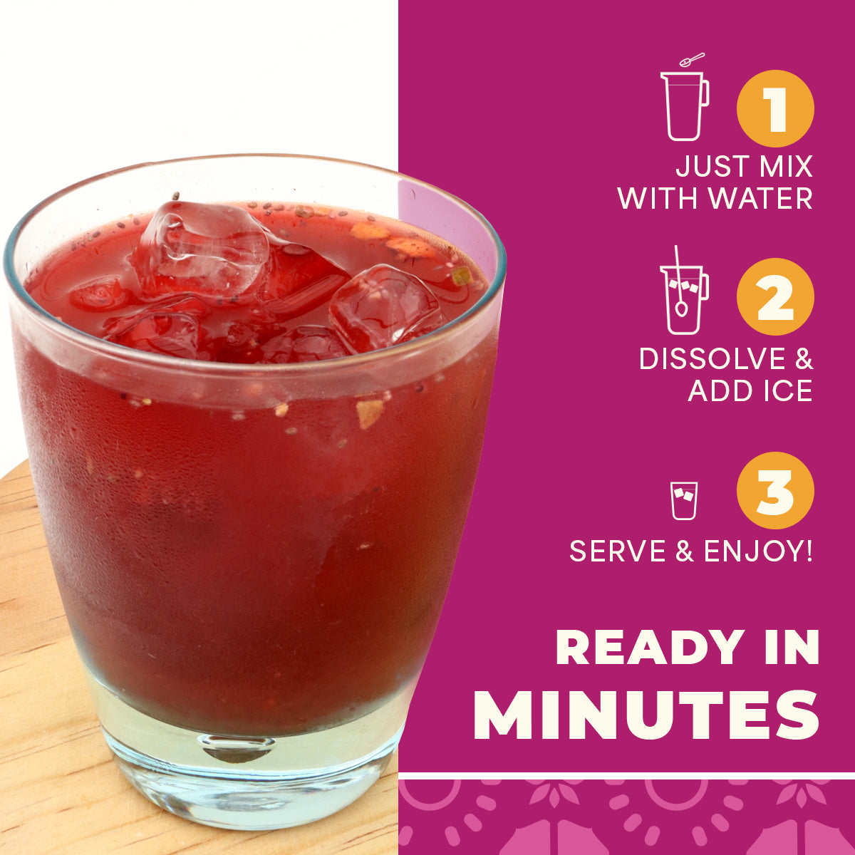 Agua Fresca Hibiscus Guava