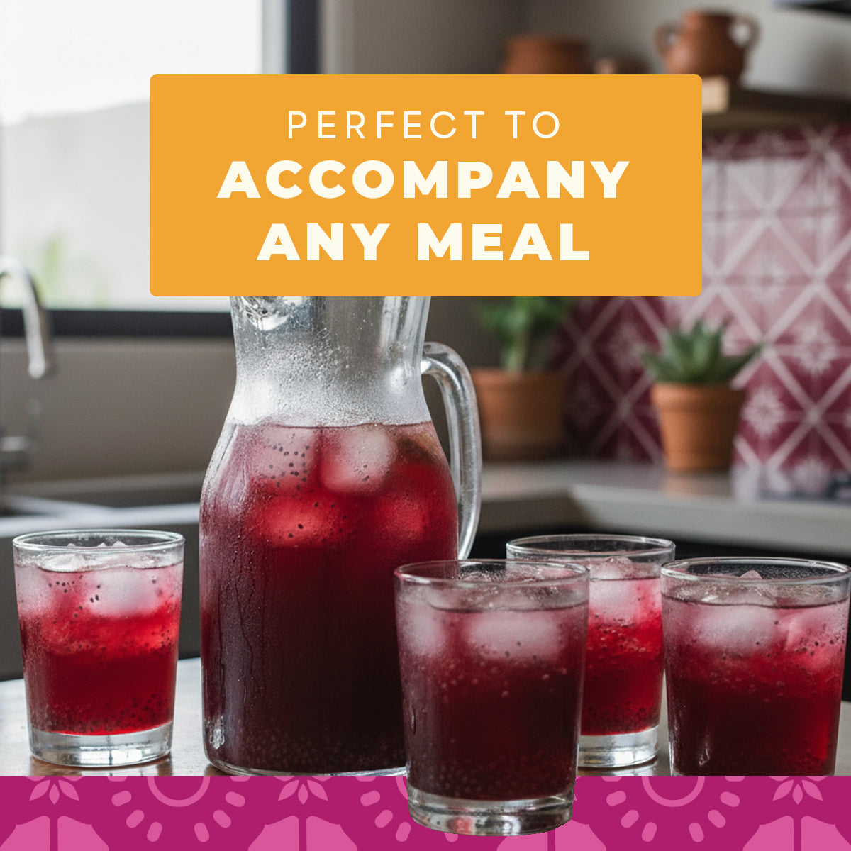 Agua Fresca Hibiscus Guava