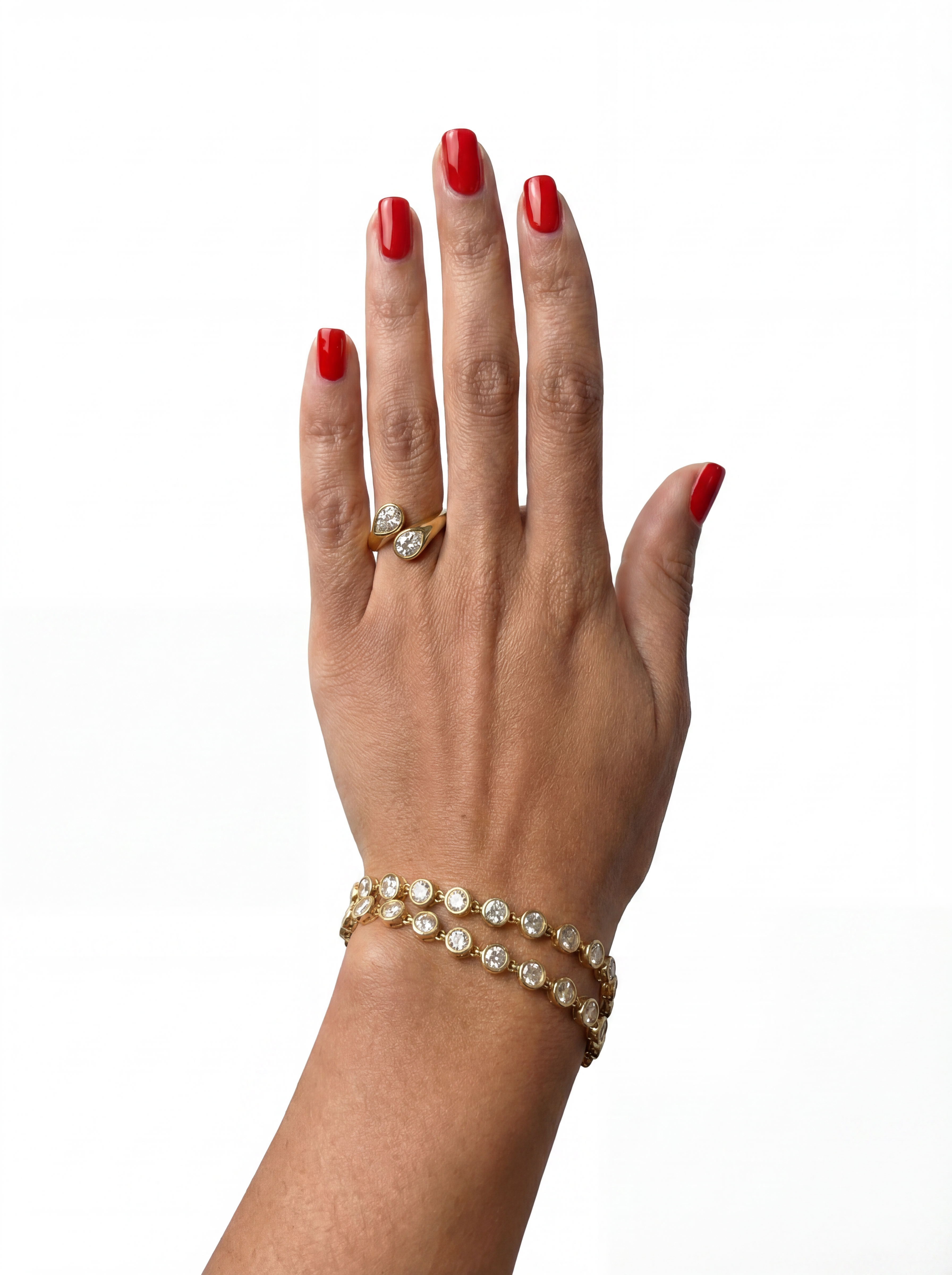 18K Gold Tennis Bracelet