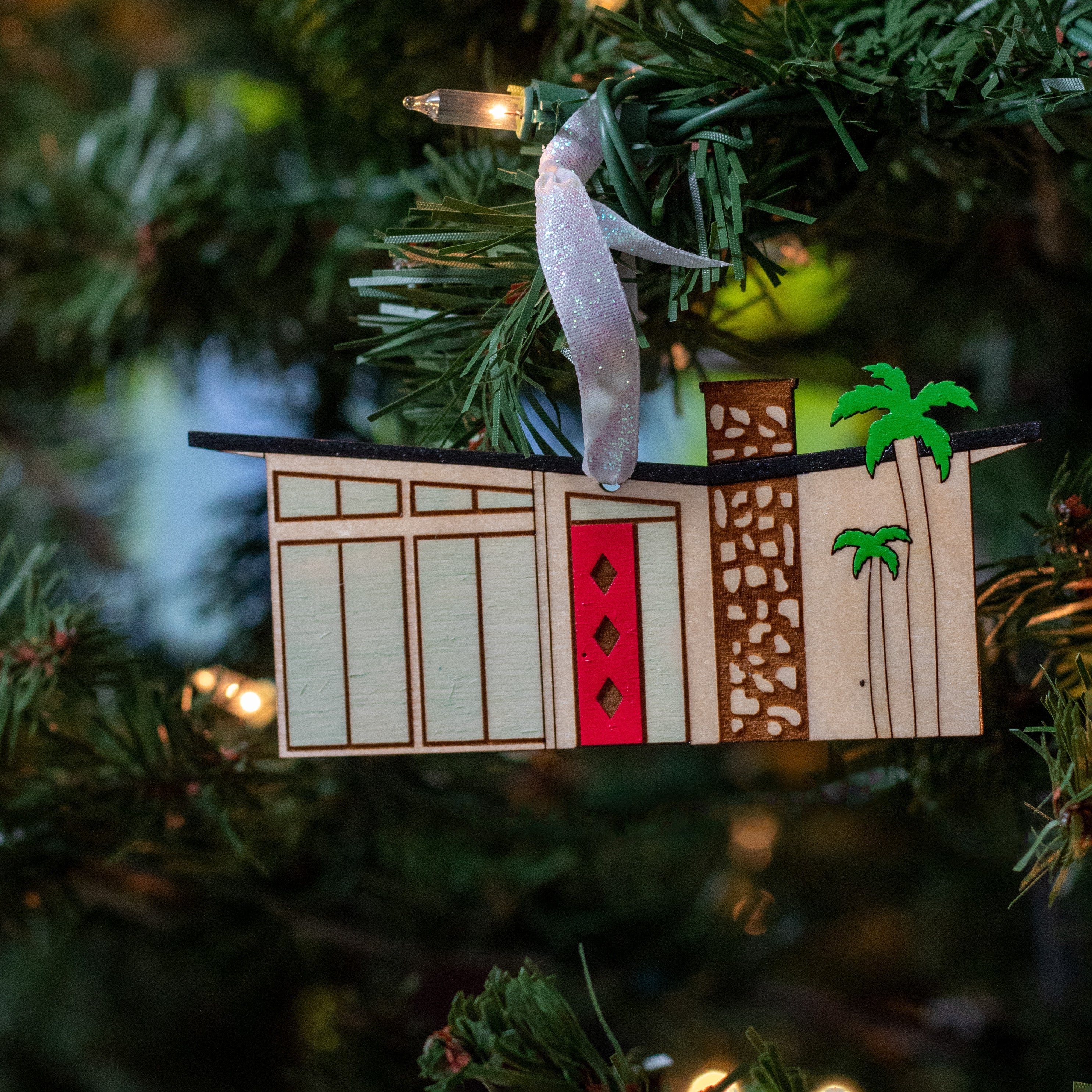 Mid Century Modern House Ornament