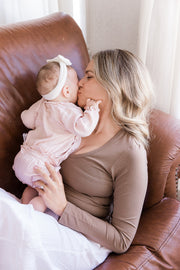 Little Breastfeeding Top - Americano Brown
